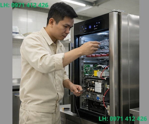 Sửa tủ bảo quản rượu vang Miele tại Hà Nội